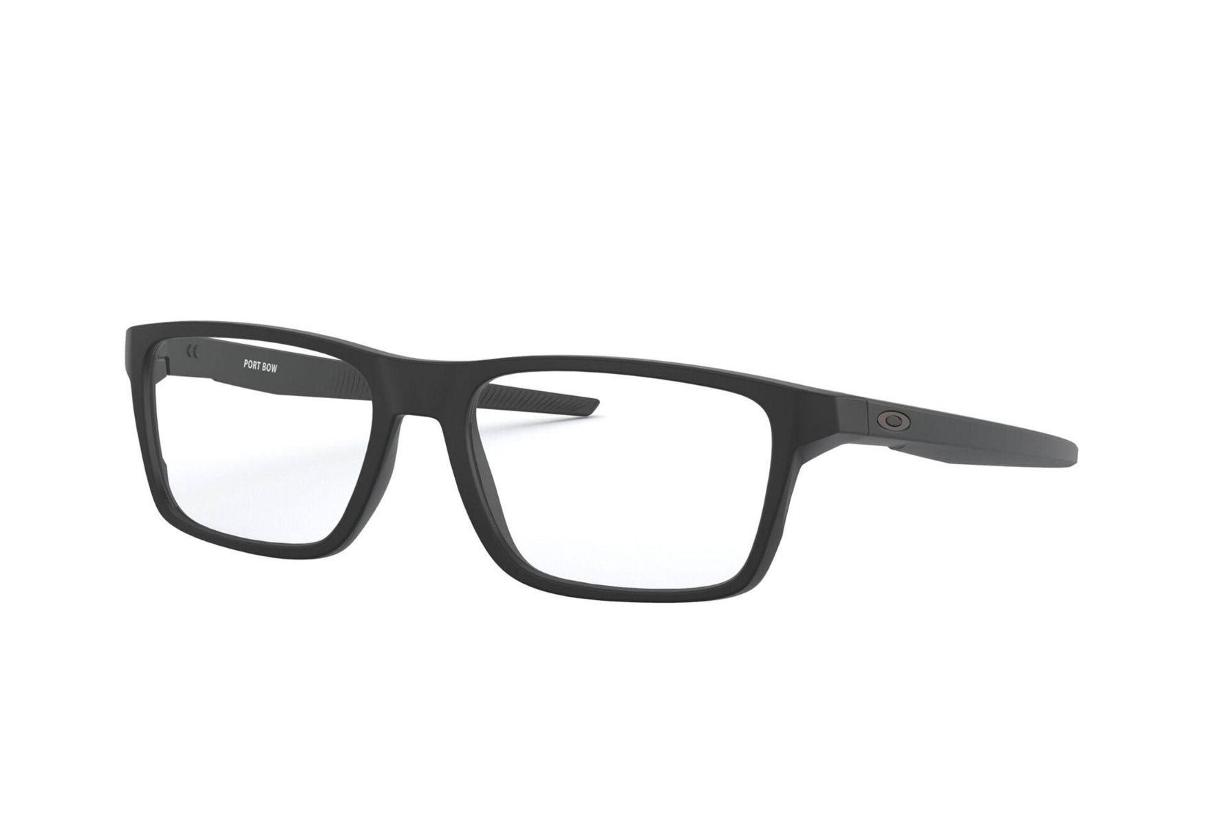 Oakley briller - Port Bow - Svart, Large Hel ramme i Plast - Rektangulære