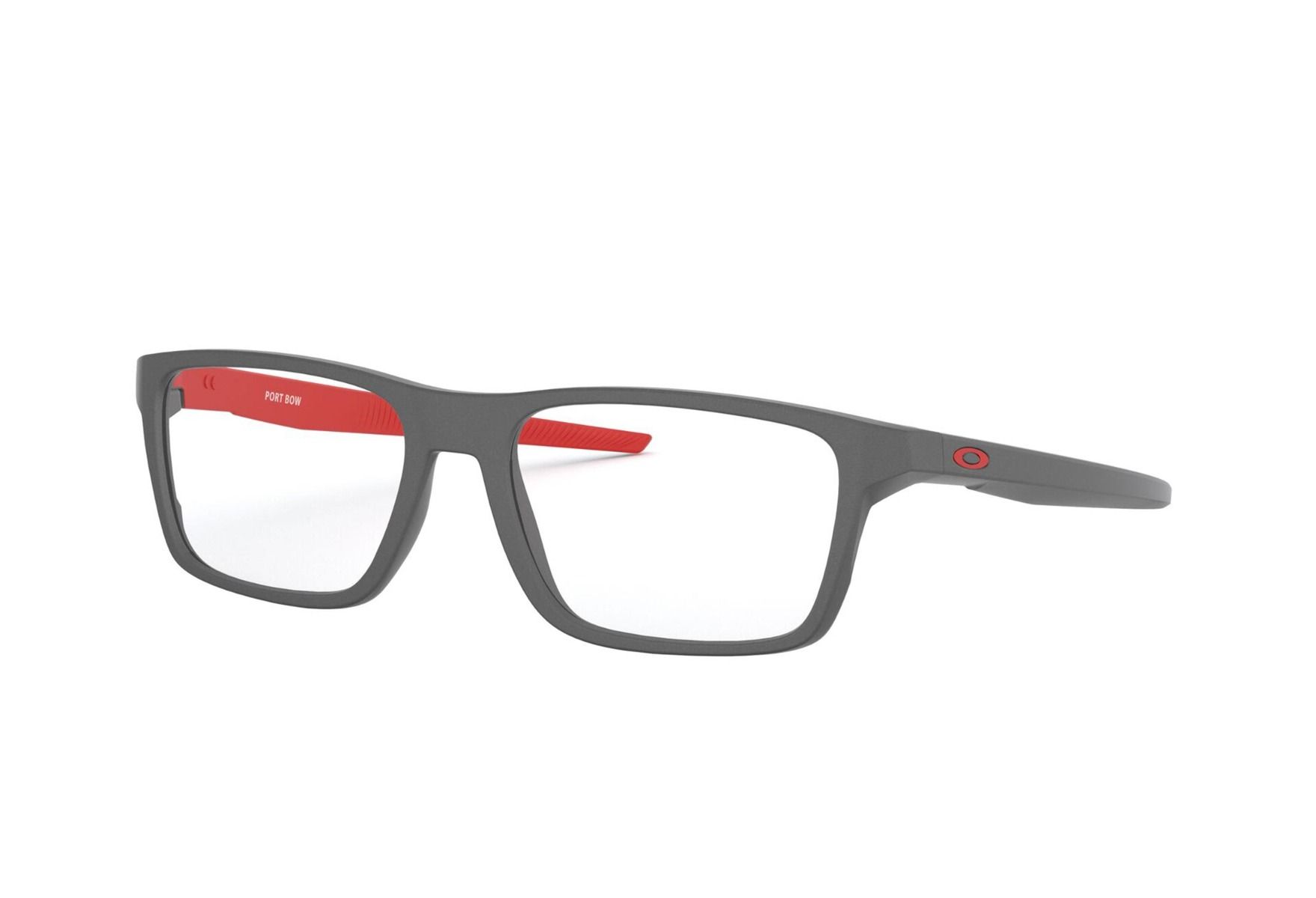 Oakley briller - Port Bow - Metall, Large Hel ramme i Plast - Rektangulære