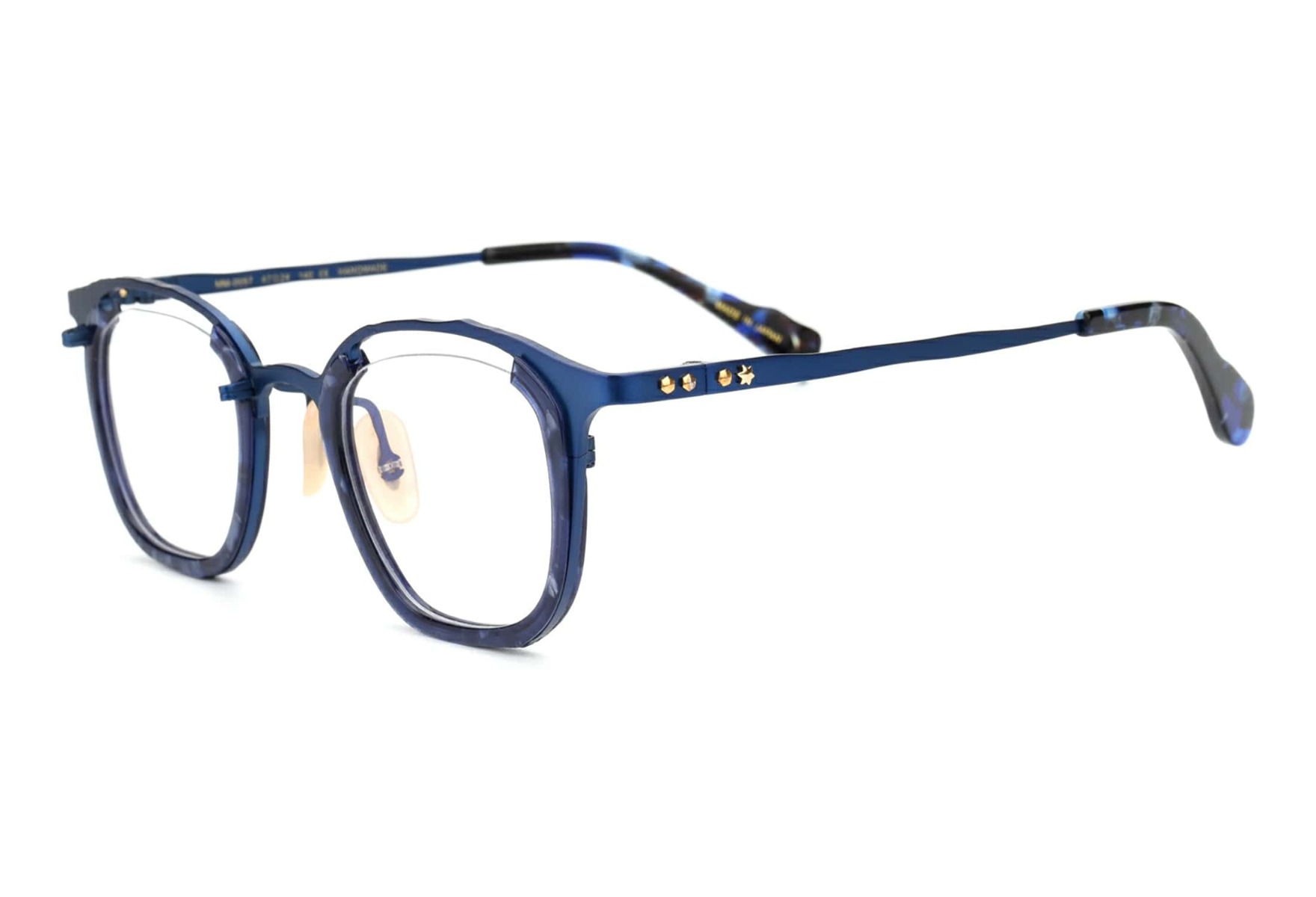 Runde briller fra eo Selection - Nutmeg - Blå