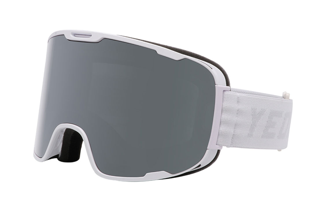Alpinbriller - Flatspin fra YEON - Hvit - plast - sport - Standard