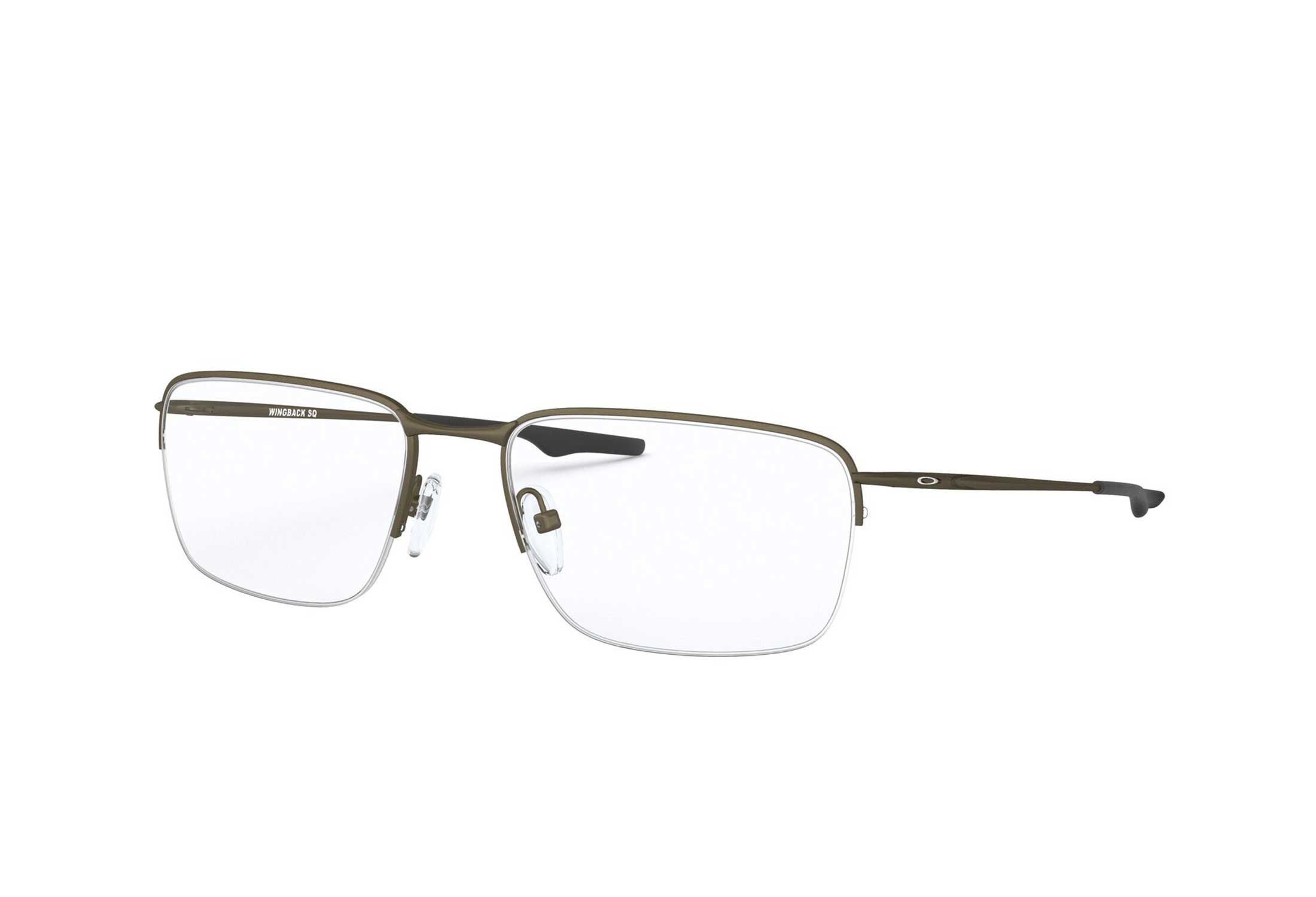 Oakley briller - Wingback SQ - Metall, Medium Halv ramme i Titan - Rektangulære