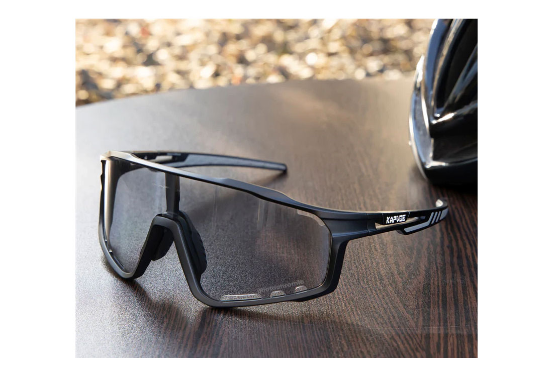 Kapvoe sportsbriller - Ke-X76 fra Kapvoe - Svart - plast - sport - standard