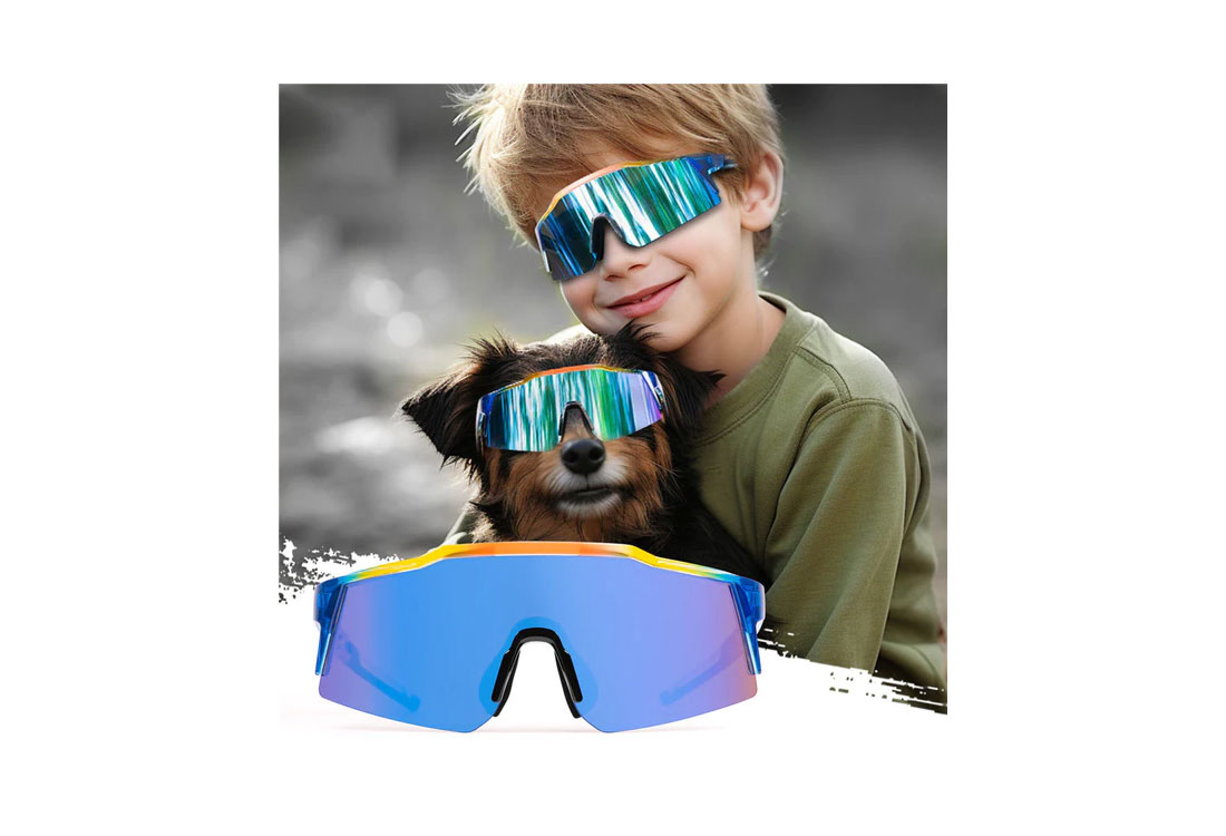 Kapvoe sportsbriller - Ke-KIDS fra Kapvoe - Blå - plast - sport - standard