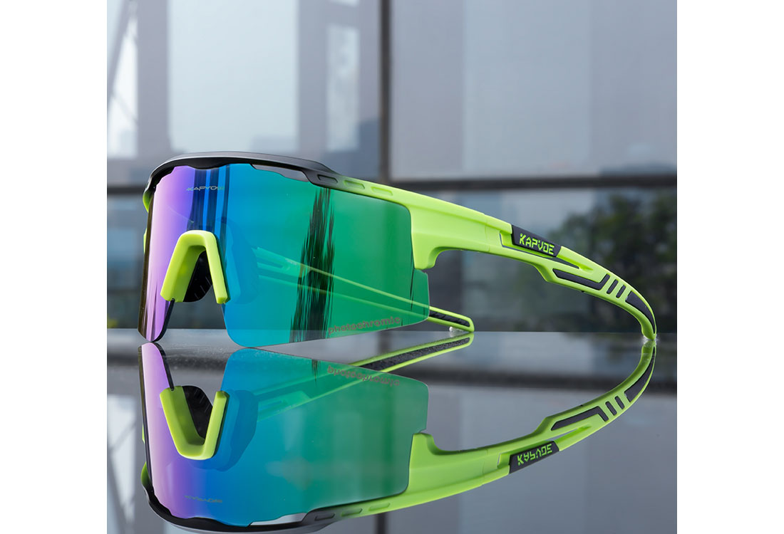 Kapvoe sportsbriller - Ke-X75 Photochromic fra Kapvoe - Gul - plast - sport - standard