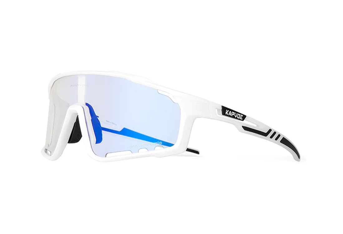 Photochromic Kapvoe sportsbriller - Ke-X76 Photochromic fra Kapvoe - Hvit - plast - sport - standard