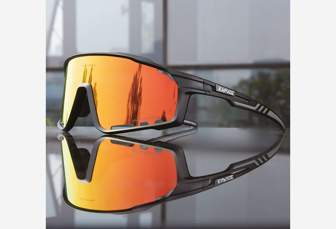 Kapvoe sportsbriller - Ke-X76 Photochromic fra Kapvoe - Svart - plast - sport - standard