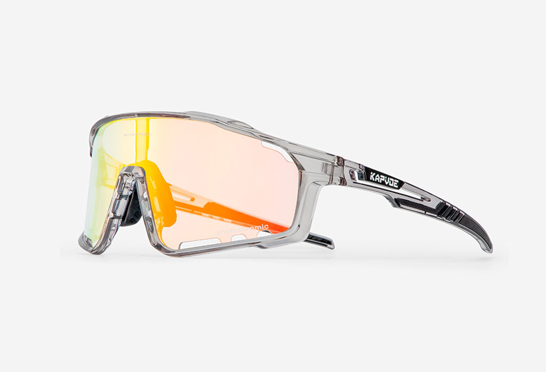 Kapvoe sportsbriller fotokromatiske - Ke-X76 fra Kapvoe - Transparet - plast - sport - standard