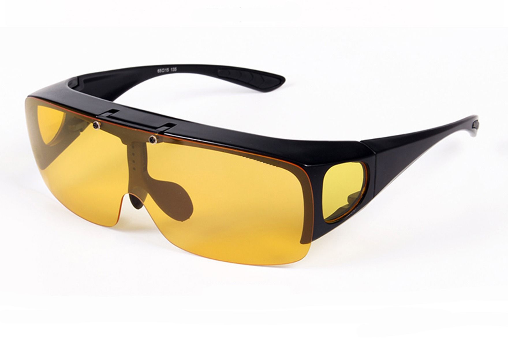 Billige solbriller fra eo Selection - Suncover - Gul, Svart