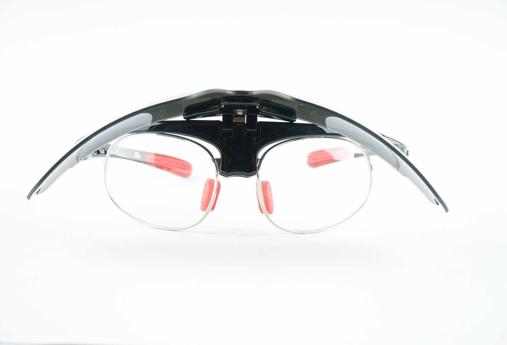 Sportsbriller med styrke fra eo Active - Flipper m/5 glass - rød