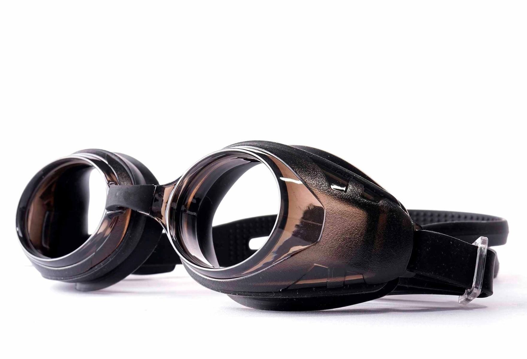 Svømmebriller med styrke fra eo Swim - Stup - Svart