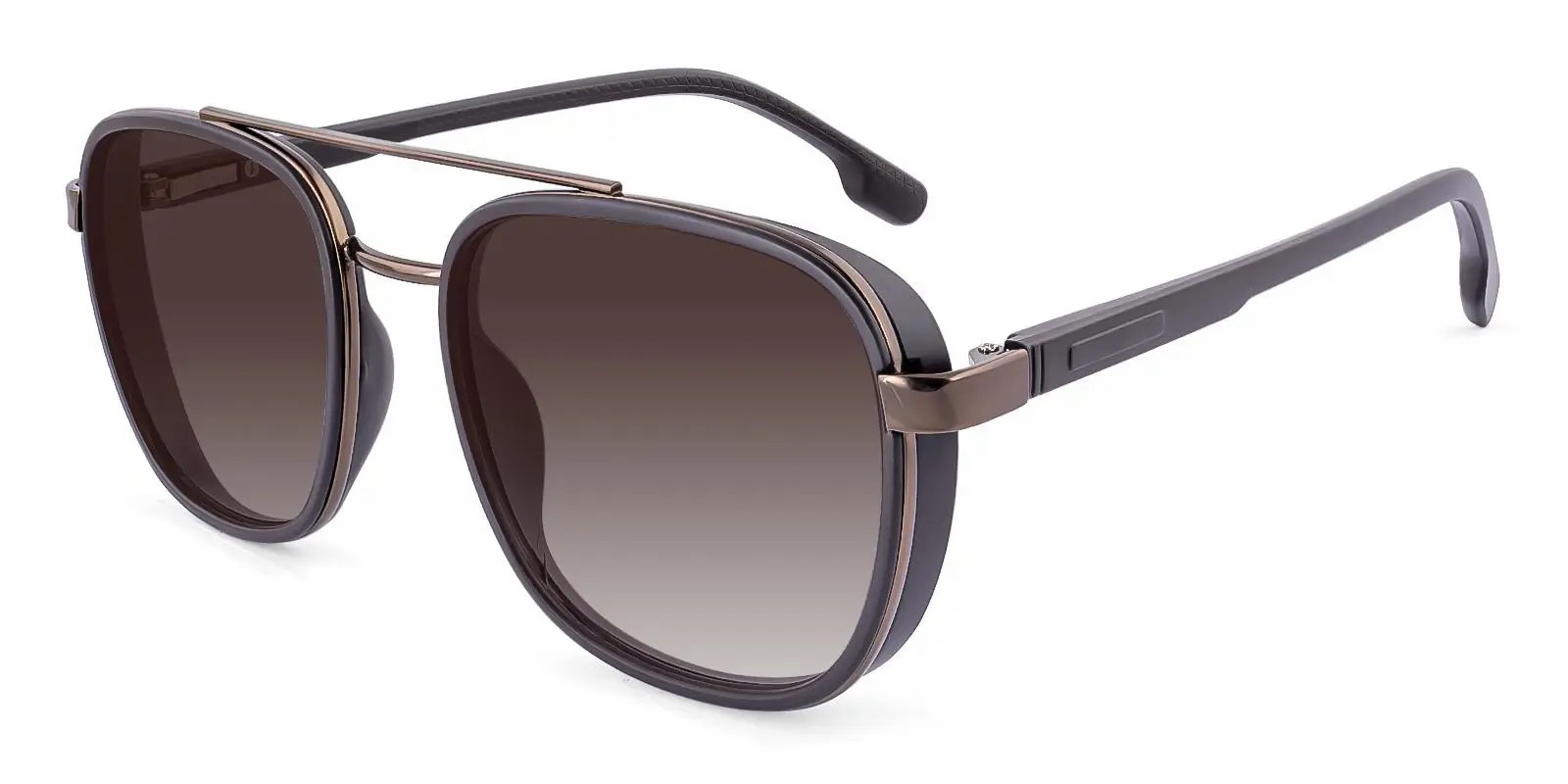 Billige solbriller fra eo Selection - Dymo - Brun